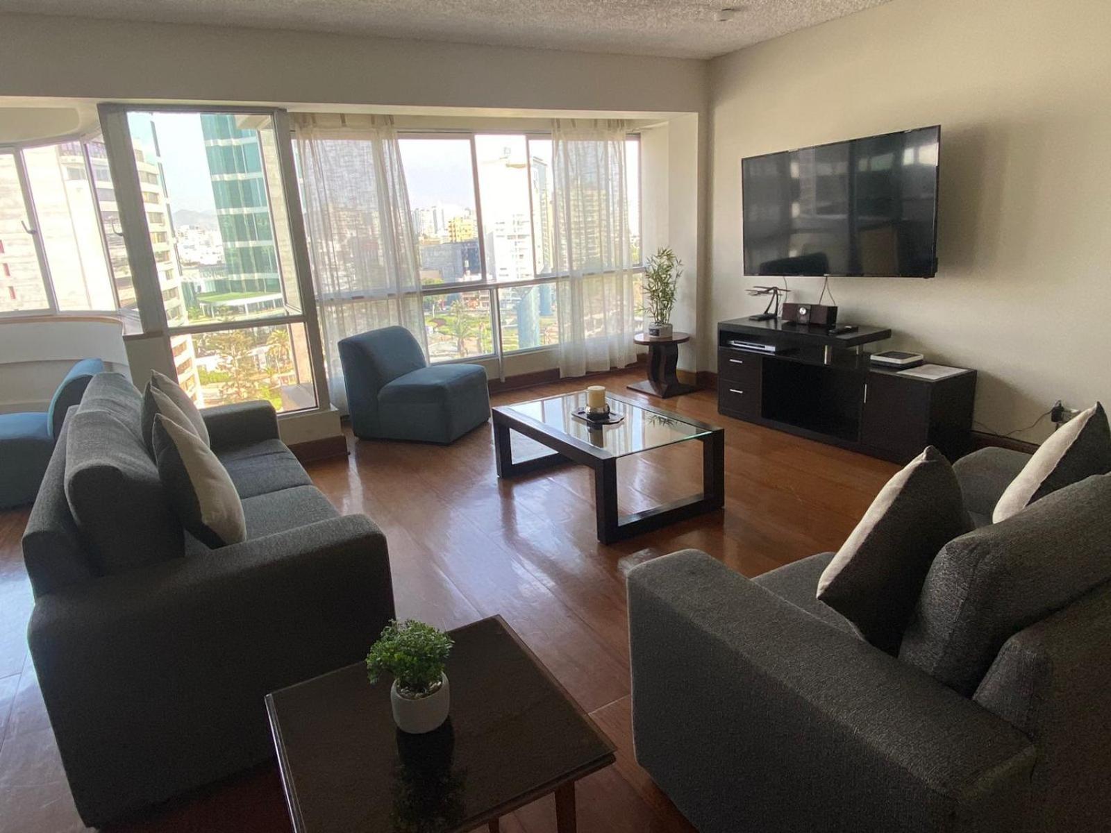 Oceanfront Miraflores Larcomar next to Marriott Lima Exterior foto